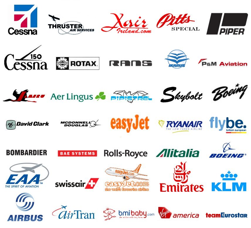 AircraftGraphix website Aircraft Logo's